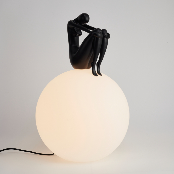 Step Into Design Lampa stołowa WOMAN-2 czarna 35 cm ST-6020-B black