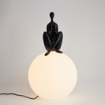 Step Into Design Lampa stołowa WOMAN-3 czarna 35 cm ST-6020-C black