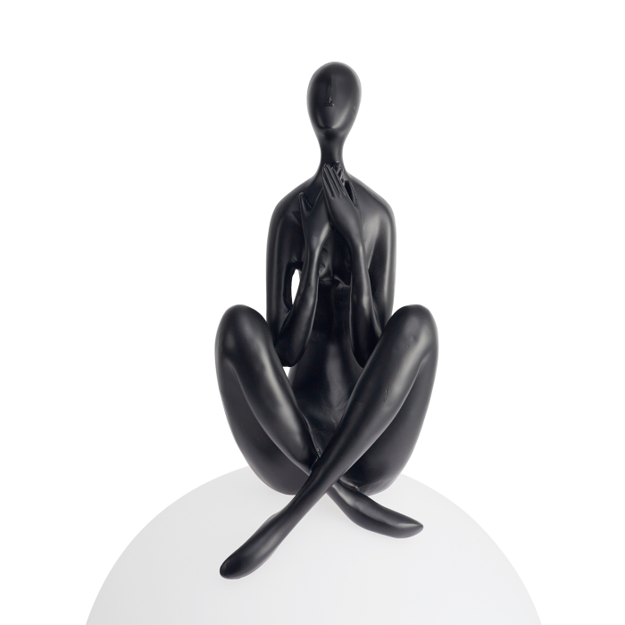 Step Into Design Lampa stołowa WOMAN-3 czarna 35 cm ST-6020-C black