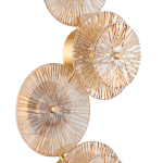 Step Into Design Lampa ścienna LUXIO-4 LED bursztynowa 32 cm ST-3315-4 copper