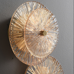 Step Into Design Lampa ścienna LUXIO-4 LED bursztynowa 32 cm ST-3315-4 copper