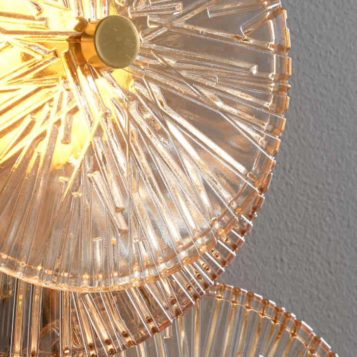 Step Into Design Lampa ścienna LUXIO-4 LED bursztynowa 32 cm ST-3315-4 copper