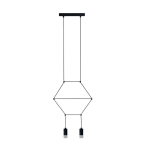 Step Into Design Lampa wisząca LINEA-2 czarna 35 cm ST-5961-2