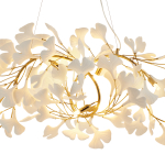 Step Into Design Lampa wisząca BOTANIKA WAVE złoto biała 135 cm XY080P-120