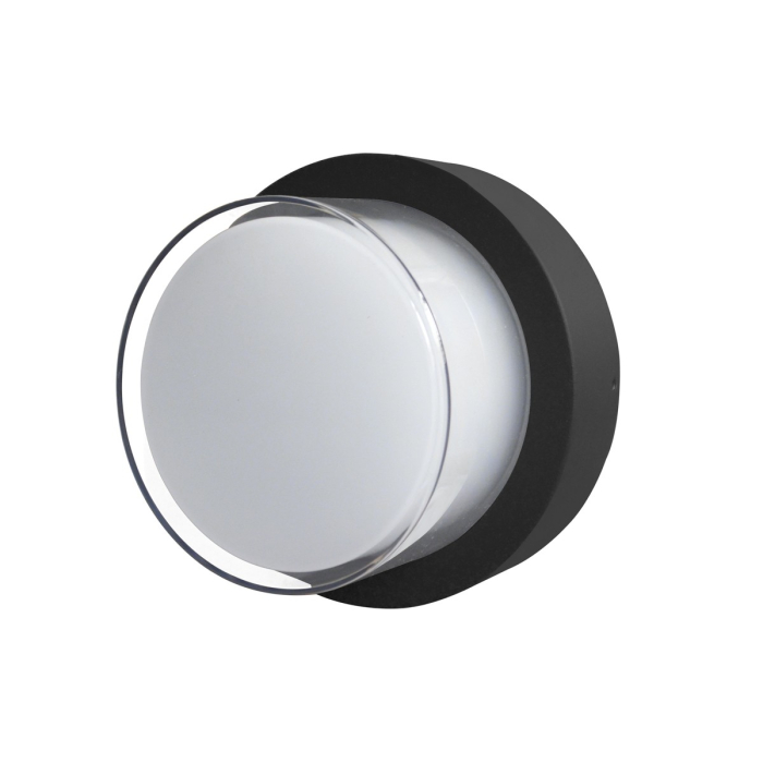 Italux Rosta Zewnętrzna Ścienna Czarny piaskowany IP54 1xLED 5W 3000K OWL-3062-S-3K