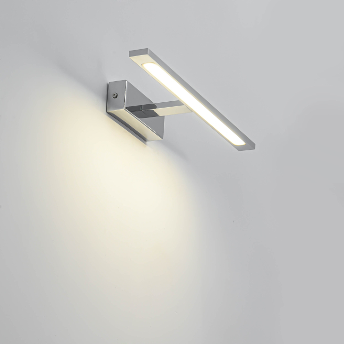 Light Prestige Isla kinkiet chrom sredni IP44 CCT (zmienna barwa 3000/4000/6500K) LED chrom GS-LWB-12W CH CCT