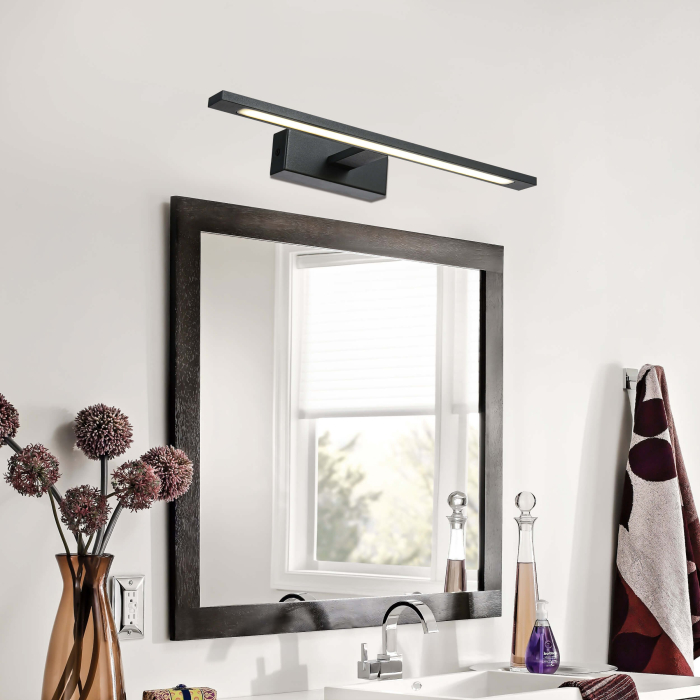 Light Prestige Kinkiet Isla średni 1xLED czarny IP44 GS-LWB-12W BK CCT