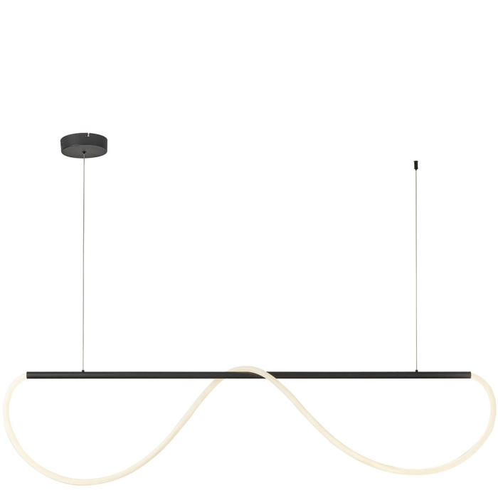 Light Prestige Lampa wisząca Meleca M 1xLED LP-2345/1P M BK CCT