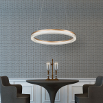 Light Prestige Lampa wisząca Midway Cristal duża triangle 1xLED LP-033/1P L GD Cristal Triangle