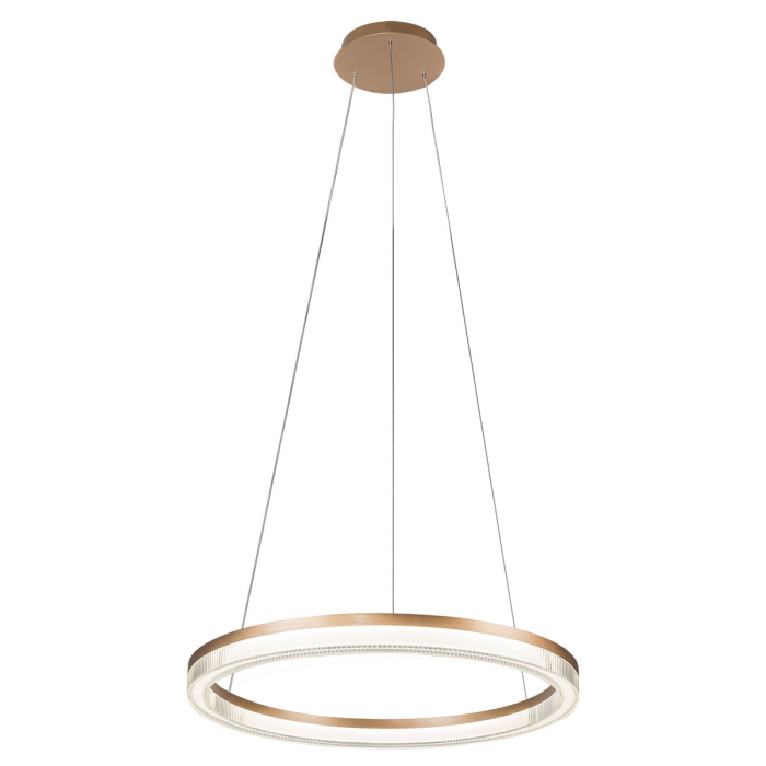 Light Prestige Lampa wisząca Midway Cristal duża triangle 1xLED LP-033/1P L GD Cristal Triangle