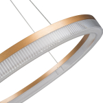 Light Prestige Lampa wisząca Midway Cristal duża triangle 1xLED LP-033/1P L GD Cristal Triangle