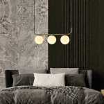 Light Prestige Lampa wisząca Alisa 3xE14 złota/biała LP-005/3L GD