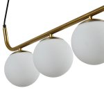 Light Prestige Lampa wisząca Alisa 3xE14 złota/biała LP-005/3L GD