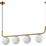 Light Prestige Lampa wisząca Alisa 4xE14 złota/biała LP-005/4L GD