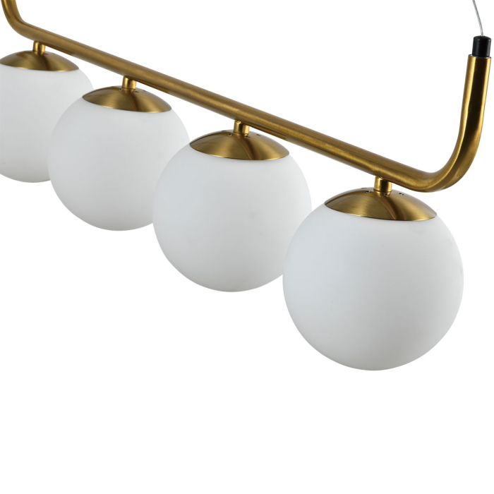 Light Prestige Lampa wisząca Alisa 4xE14 złota/biała LP-005/4L GD
