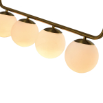 Light Prestige Lampa wisząca Alisa 4xE14 złota/biała LP-005/4L GD