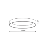 Light Prestige Plafon Georgia 1xLED biały LP-049/1C WH CCT