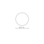 Light Prestige Plafon Platillo średni 1xLED złoty LP-8102/1C-12W GD CCT