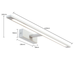 Light Prestige Kinkiet Isla duży CCT 1xLED biały IP44 GS-LWB-20W WH CCT