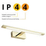 Light Prestige Kinkiet Isla średni CCT 1xLED złoty IP44 GS-LWB-12W GOLD CCT