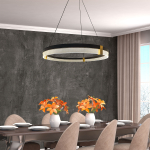 Light Prestige Lampa wisząca Plum 1 LED CCT duża czarna LP-0407/1P L BK Triangle