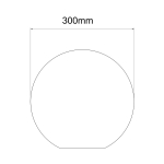 Light Prestige Lampa ogrodowa Gaja 30 cm 1xE27 LP-JH-1095-300