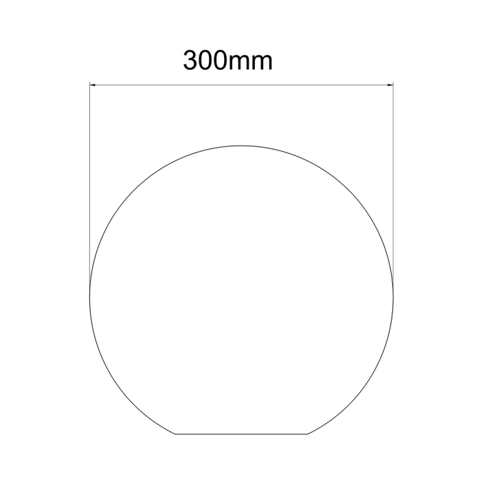 Light Prestige Lampa ogrodowa Gaja 30 cm 1xE27 LP-JH-1095-300