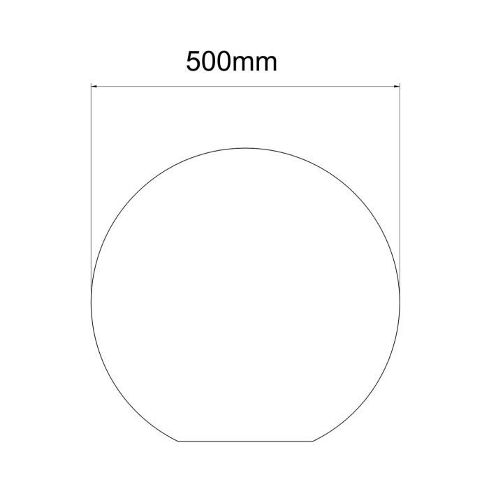 Light Prestige Lampa ogrodowa Gaja 50 cm 1xE27 LP-JH-1095-500