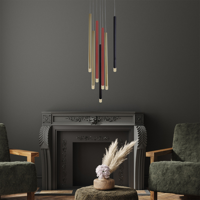 Light Prestige Lampa wisząca Lungo 7xG9 mix kolor LP-894/7P MIXED