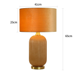 Light Prestige Lampa biurkowa Tamiza duża 1xE27 złota LP-1515/1T big gold