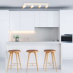 Light Prestige Lampa sufitowa Parma 4xGU10 + 1xLED biała LP-0612/4C WH