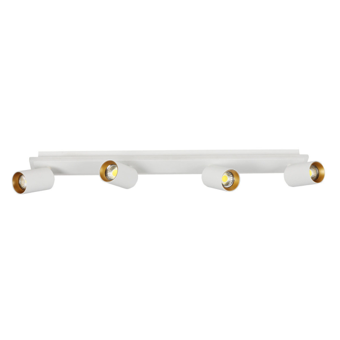 Light Prestige Lampa sufitowa Parma 4xGU10 + 1xLED biała LP-0612/4C WH