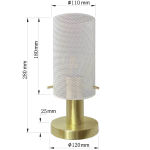 Light Prestige Lampa stołowa Tirana 1xE27 biała LP-945/1T WH