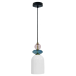 Light Prestige Lampa wisząca Tropea 1xE27 biała, średnia LP-2004/1P M WH
