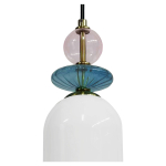 Light Prestige Lampa wisząca Tropea 1xE27 biała, średnia LP-2004/1P M WH
