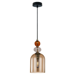 Light Prestige Lampa wisząca Tropea 1xE27 bursztynowa, średnia LP-2004/1P M AM