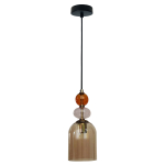 Light Prestige Lampa wisząca Tropea 1xE27 bursztynowa, średnia LP-2004/1P M AM