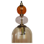 Light Prestige Lampa wisząca Tropea 1xE27 bursztynowa, średnia LP-2004/1P M AM