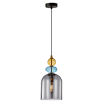 Light Prestige Lampa wisząca Tropea 1xE27 dymna, średnia LP-2004/1P M SM