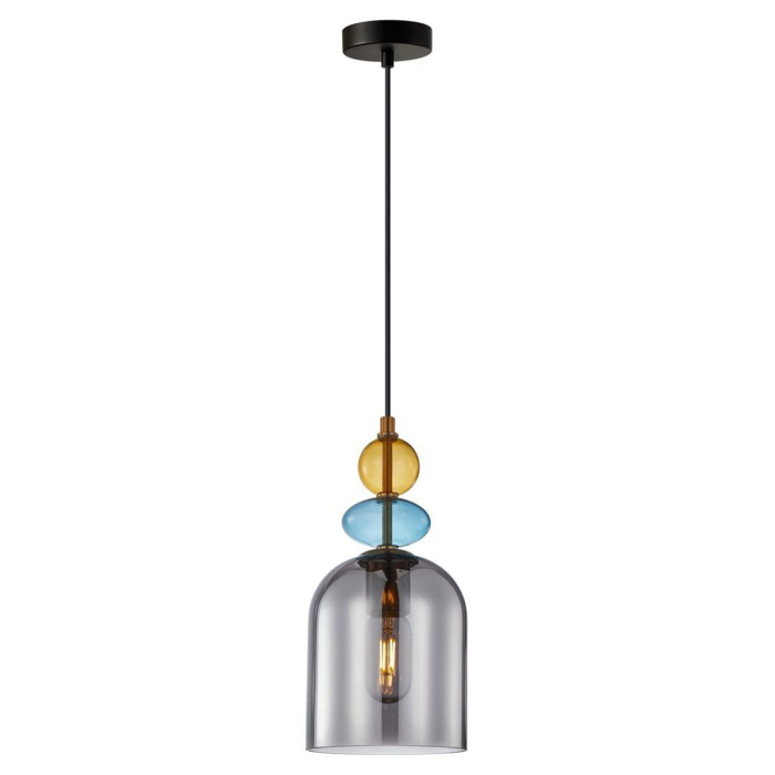 Light Prestige Lampa wisząca Tropea 1xE27 dymna, średnia LP-2004/1P M SM