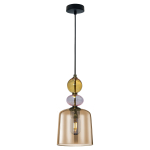 Light Prestige Lampa wisząca Tropea 1xE27 bursztynowa, mała LP-2004/1P S AM