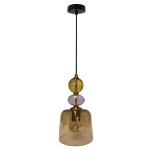 Light Prestige Lampa wisząca Tropea 1xE27 bursztynowa, mała LP-2004/1P S AM