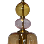 Light Prestige Lampa wisząca Tropea 1xE27 bursztynowa, mała LP-2004/1P S AM