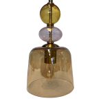 Light Prestige Lampa wisząca Tropea 1xE27 bursztynowa, mała LP-2004/1P S AM