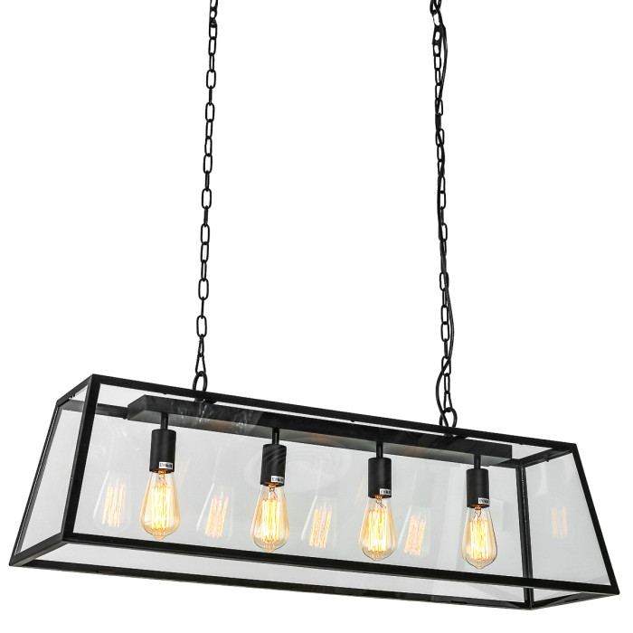 ITALUX Laverno Wisząca 4xE27 MD-102721-4-B