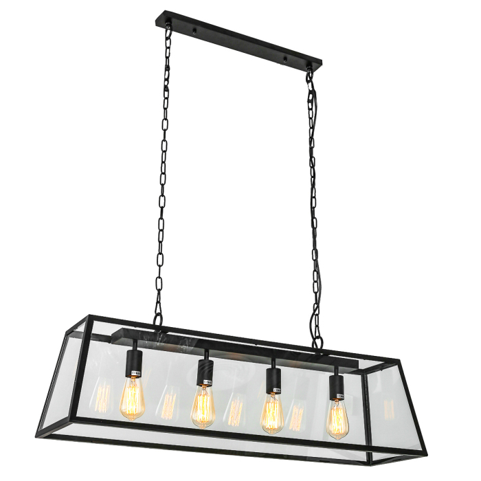 ITALUX Laverno Wisząca 4xE27 MD-102721-4-B
