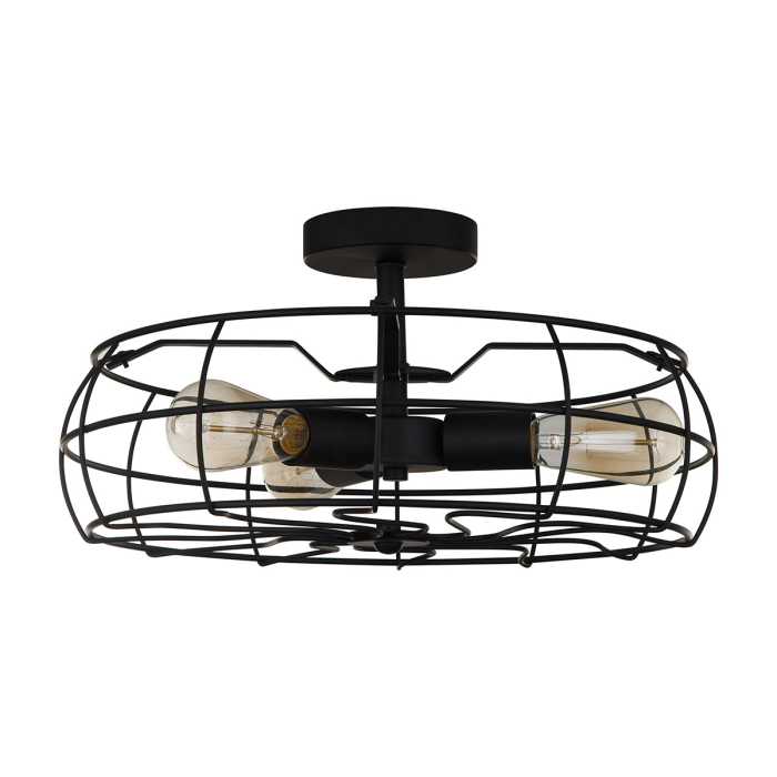 ITALUX Rayo Sufitowa 3xE27 MXM-2580/3 BK