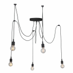 Light Prestige Lampa wisząca Solesto 5xE27 czarna LP-90082/5P