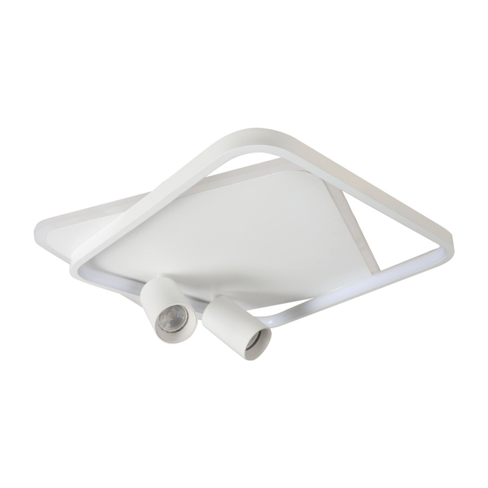 Light Prestige Plafon Parma 2 2xGU10 + 1xLED CCT biały kwadrat LP-0612/2C Square WH