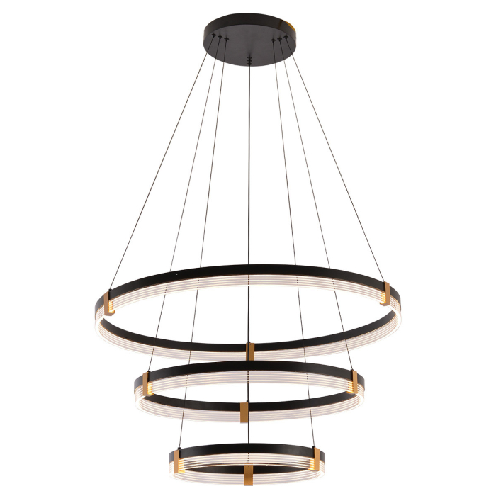 Light Prestige Lampa wisząca Plum 3 LED CCT czarna LP-0407/3P BK